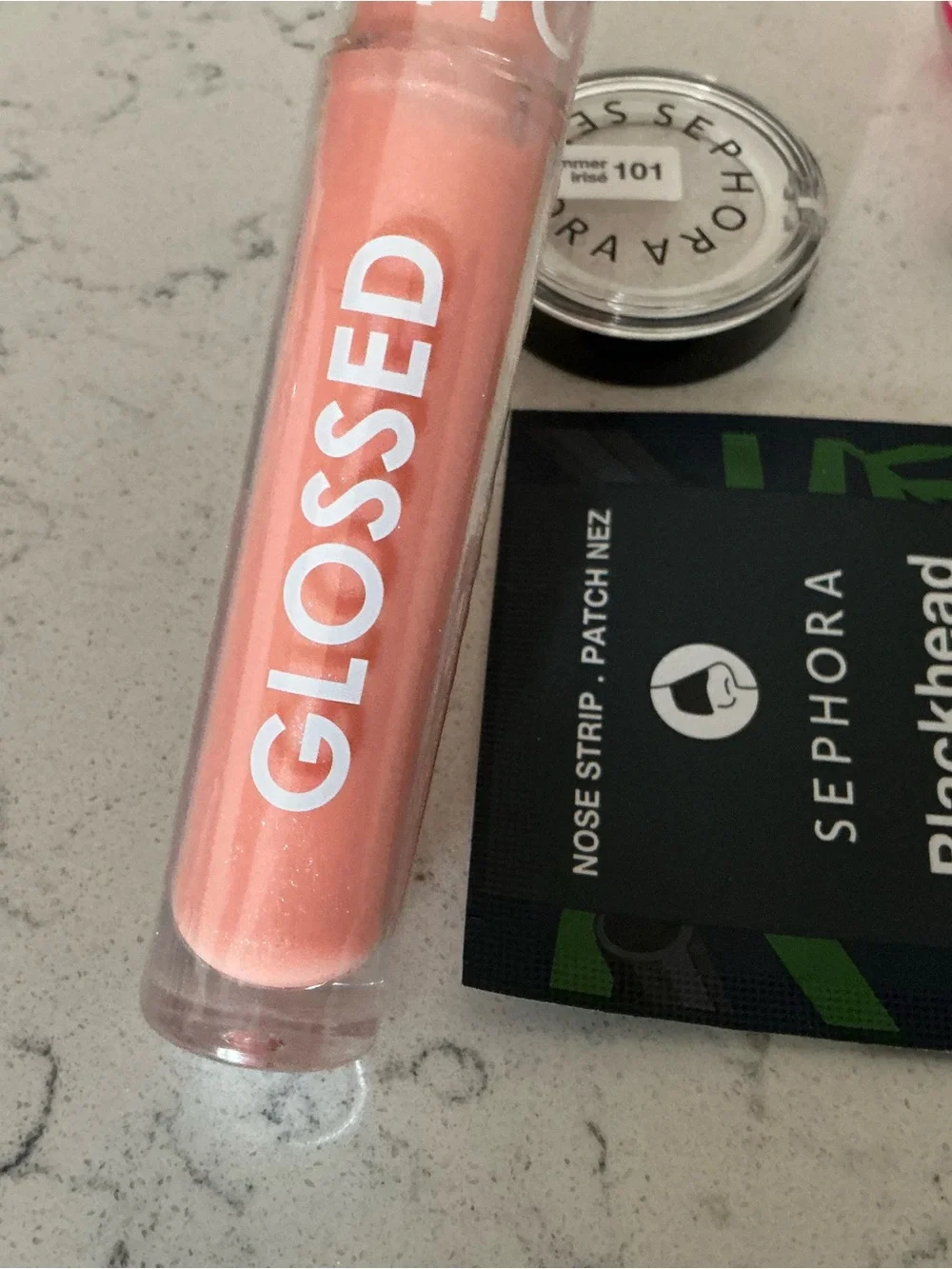 Sephora collection makeup bundle of 5 lipglosses,countour ,shimmer + free mask